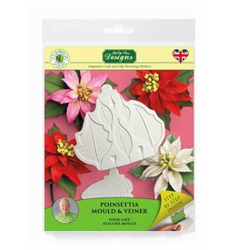 Katy Sue Designs Katy Sue Mould Flower Pro Poinsettia Mould and Veiner