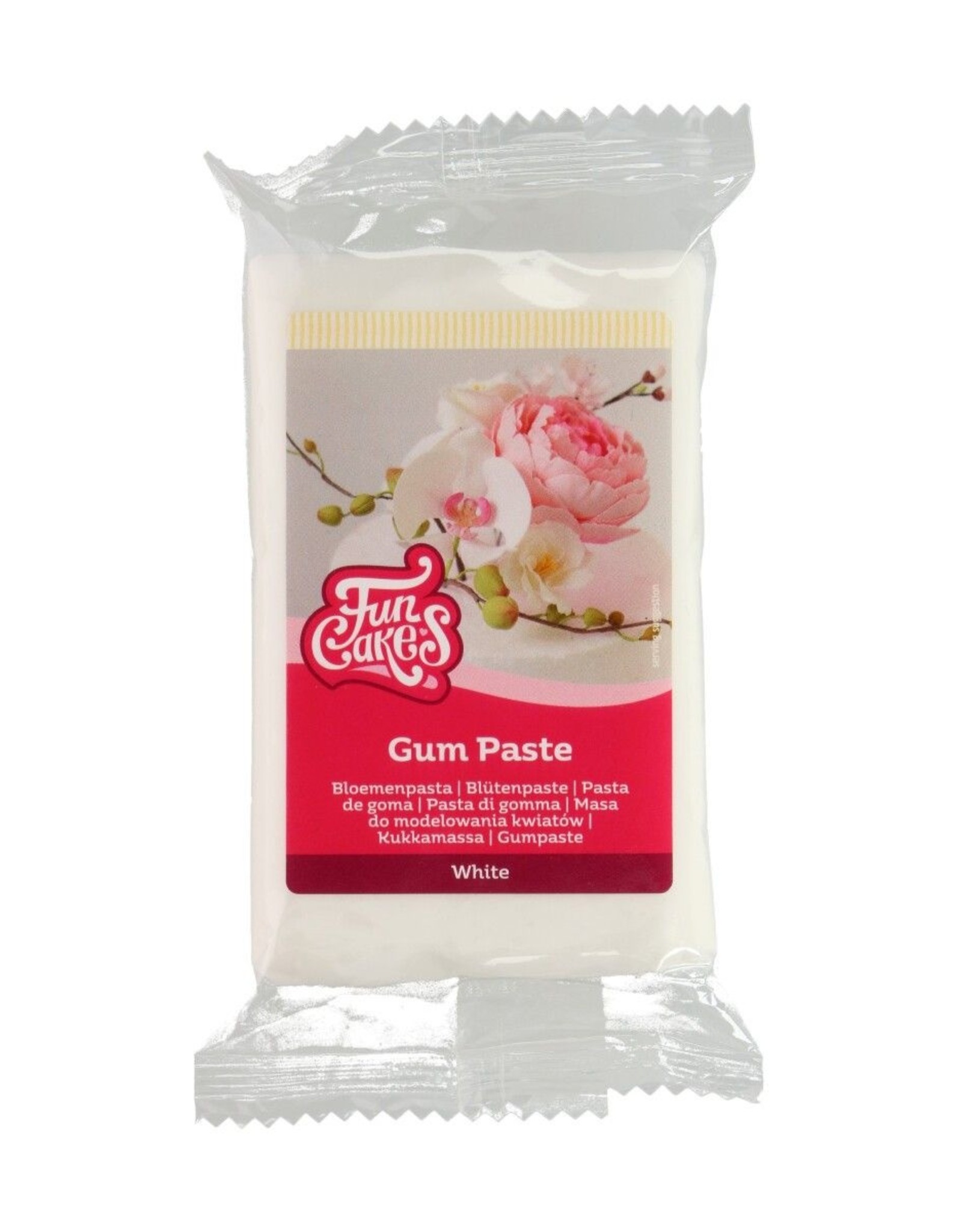 FunCakes FunCakes Gum Paste Wit -250g-