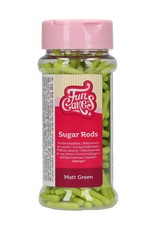 FunCakes FunCakes Matt Sugar Rods XL Groen 70 g