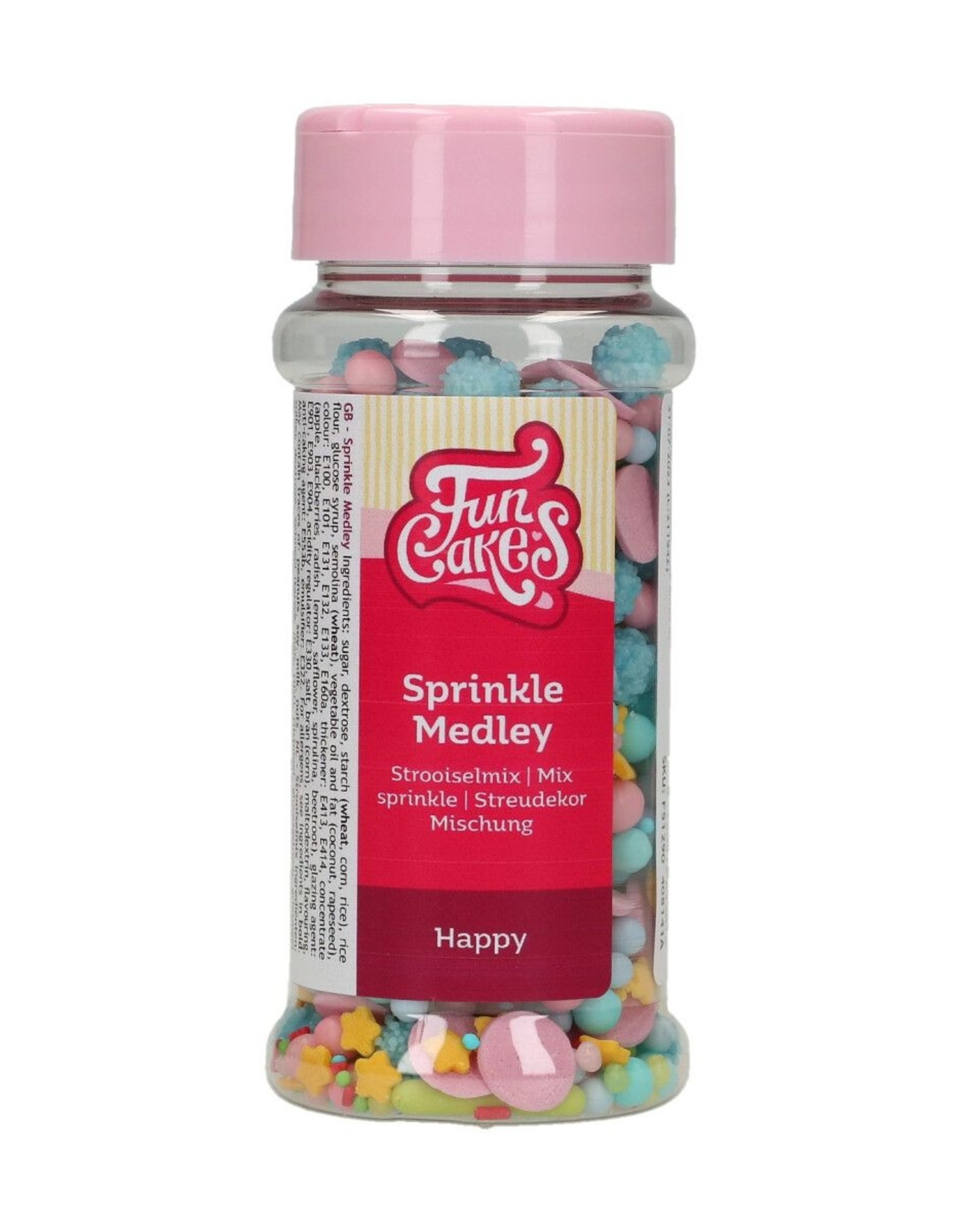 FunCakes FunCakes Sprinkle Medley Happy 65 g