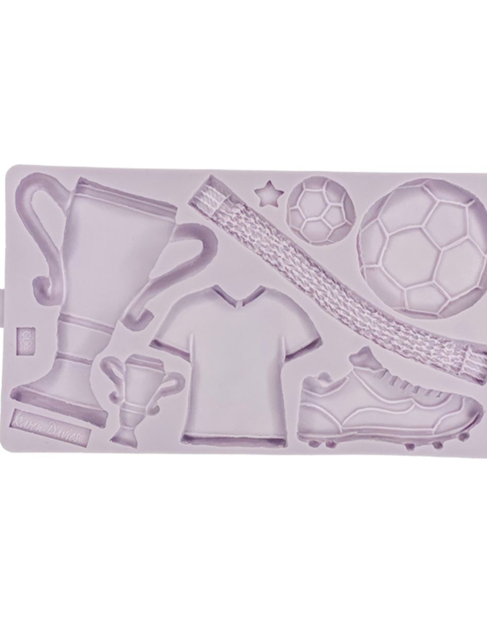 Karen Davies Karen Davies Siliconen Mould - Voetbal Cookie