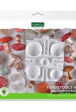 Katy Sue Designs Katy Sue Mould & Veiner Toadstools and Mushrooms