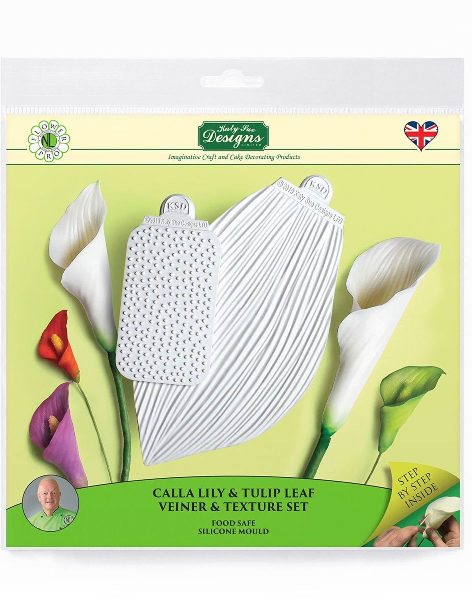 Katy Sue Designs Katy Sue Mould Calla Lily & Tulip Leaf Vein & Texture Set