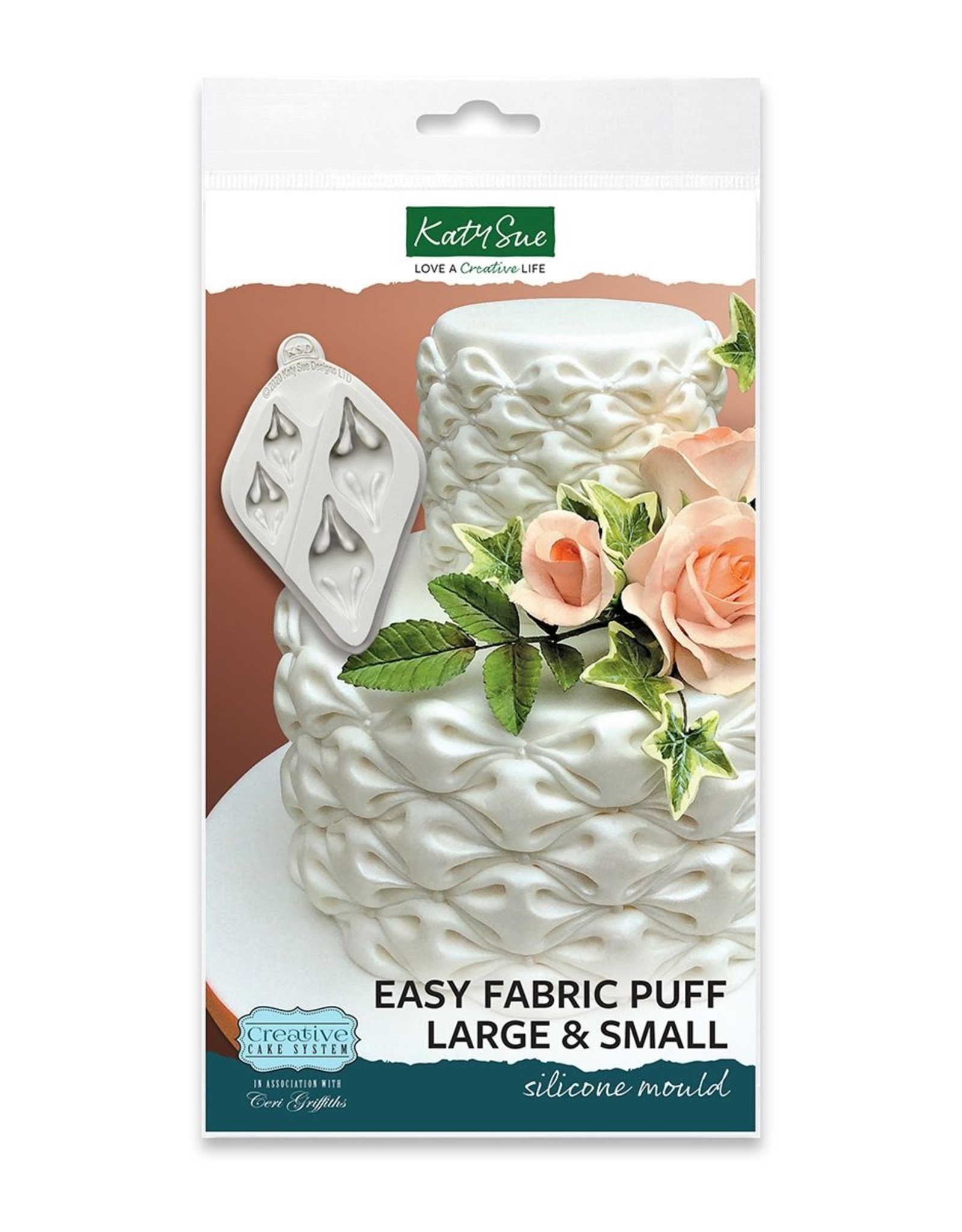 Katy Sue Designs Katy Sue Mould Easy Fabric Puff 2-in-1