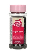 FunCakes FunCakes Suikerparels Medium Zwart Glans 80 g