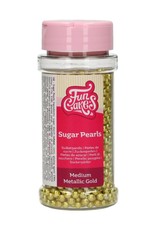 FunCakes FunCakes Suikerparels Medium Metallic Goud 80 g