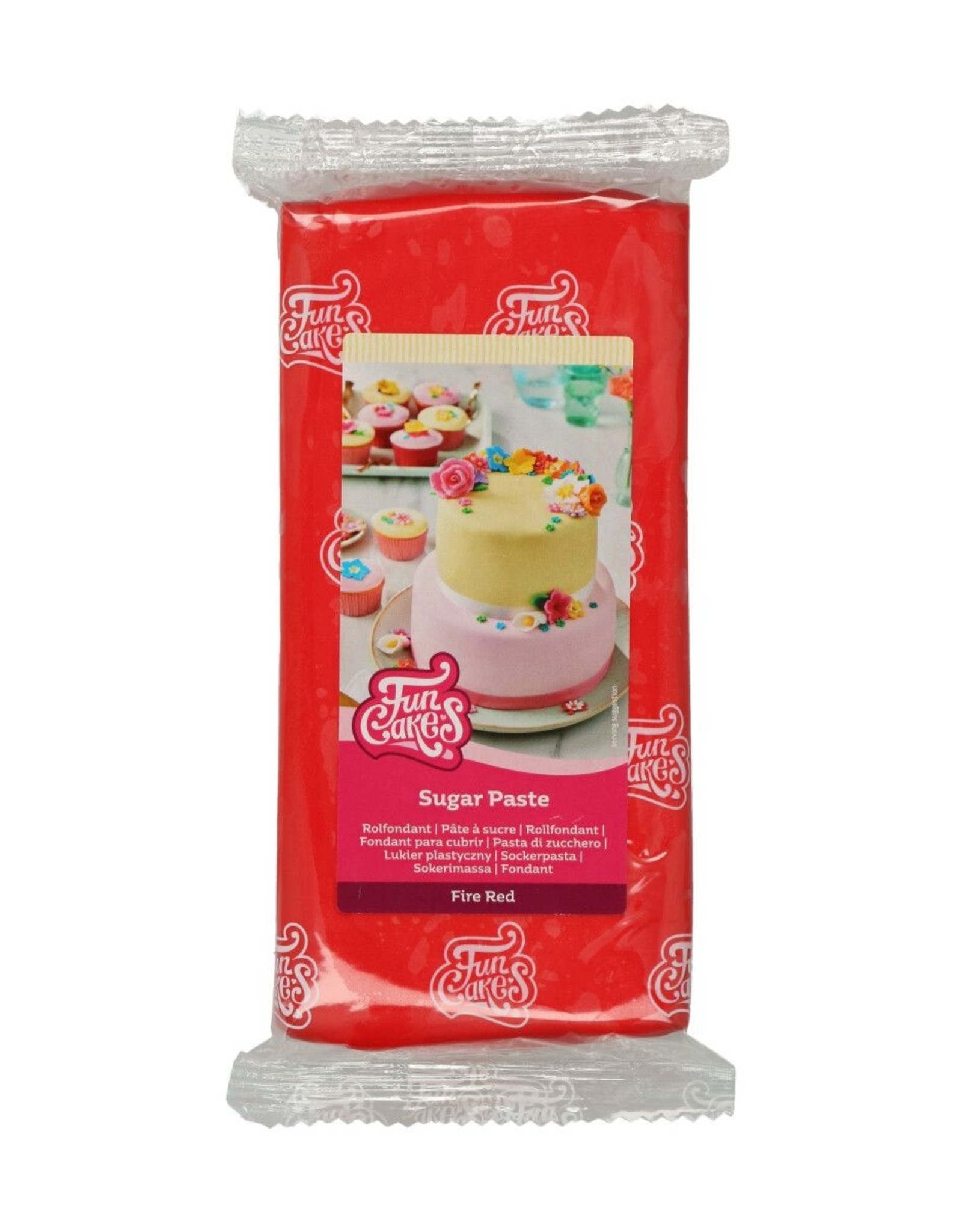 FunCakes FunCakes Rolfondant Fire Red 1 kg