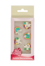 FunCakes FunCakes Suikerdecoratie Eenhoorn & Regenboog Set/12