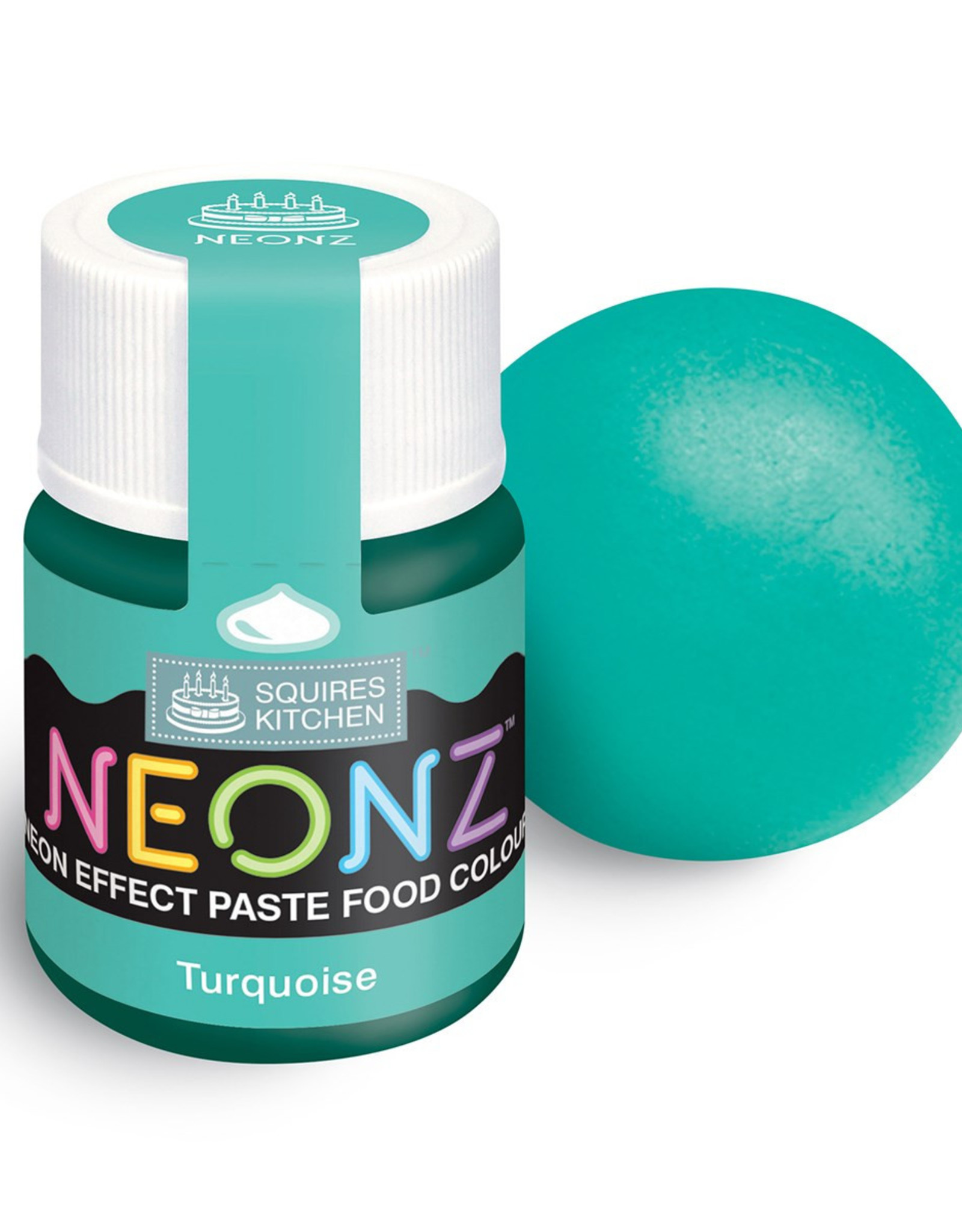 Squires Kitchen Squires Kitchen NEONZ Kleurstof Gel Turquoise 20g