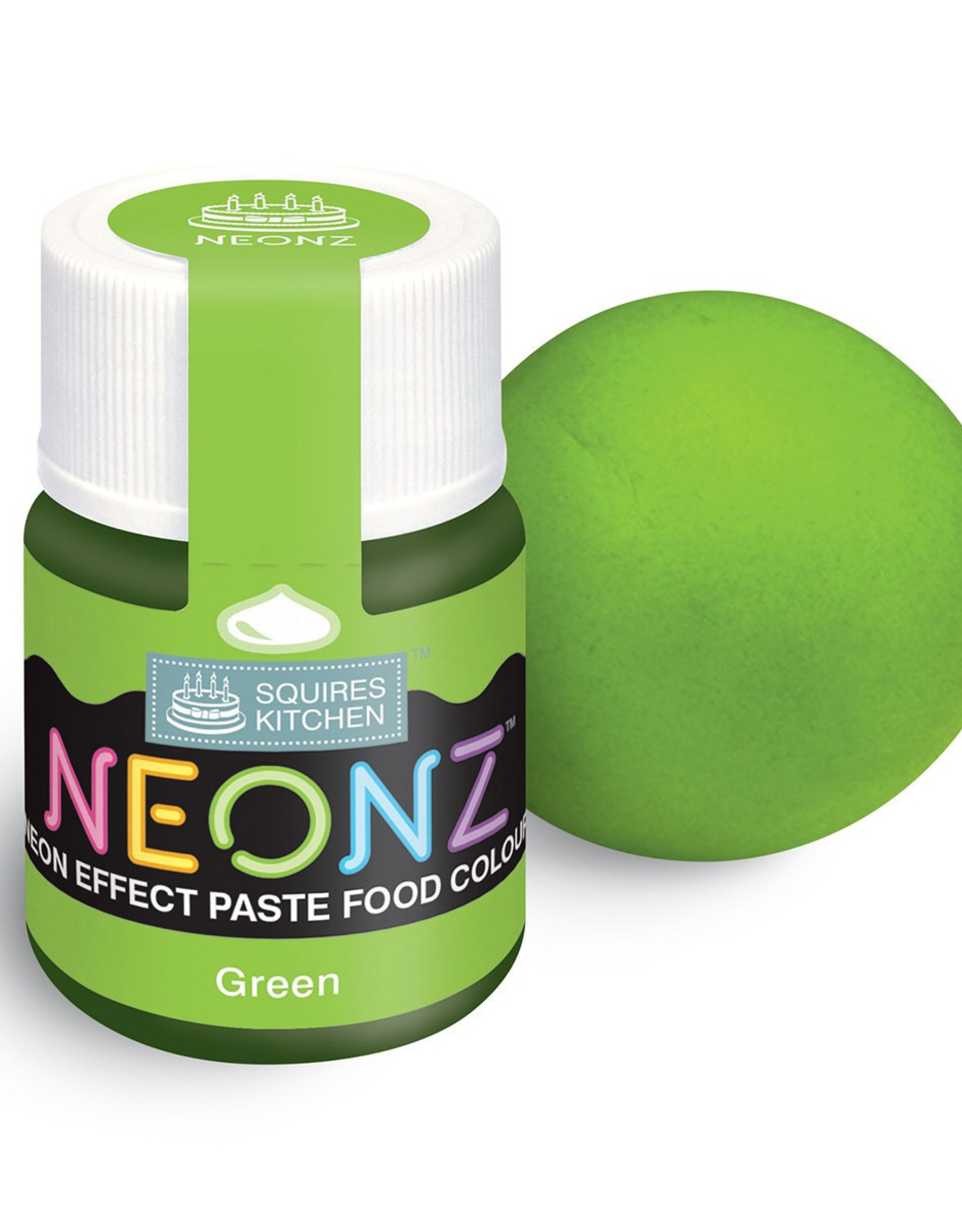 Squires Kitchen Squires Kitchen NEONZ Kleurstof Gel Groen 20g