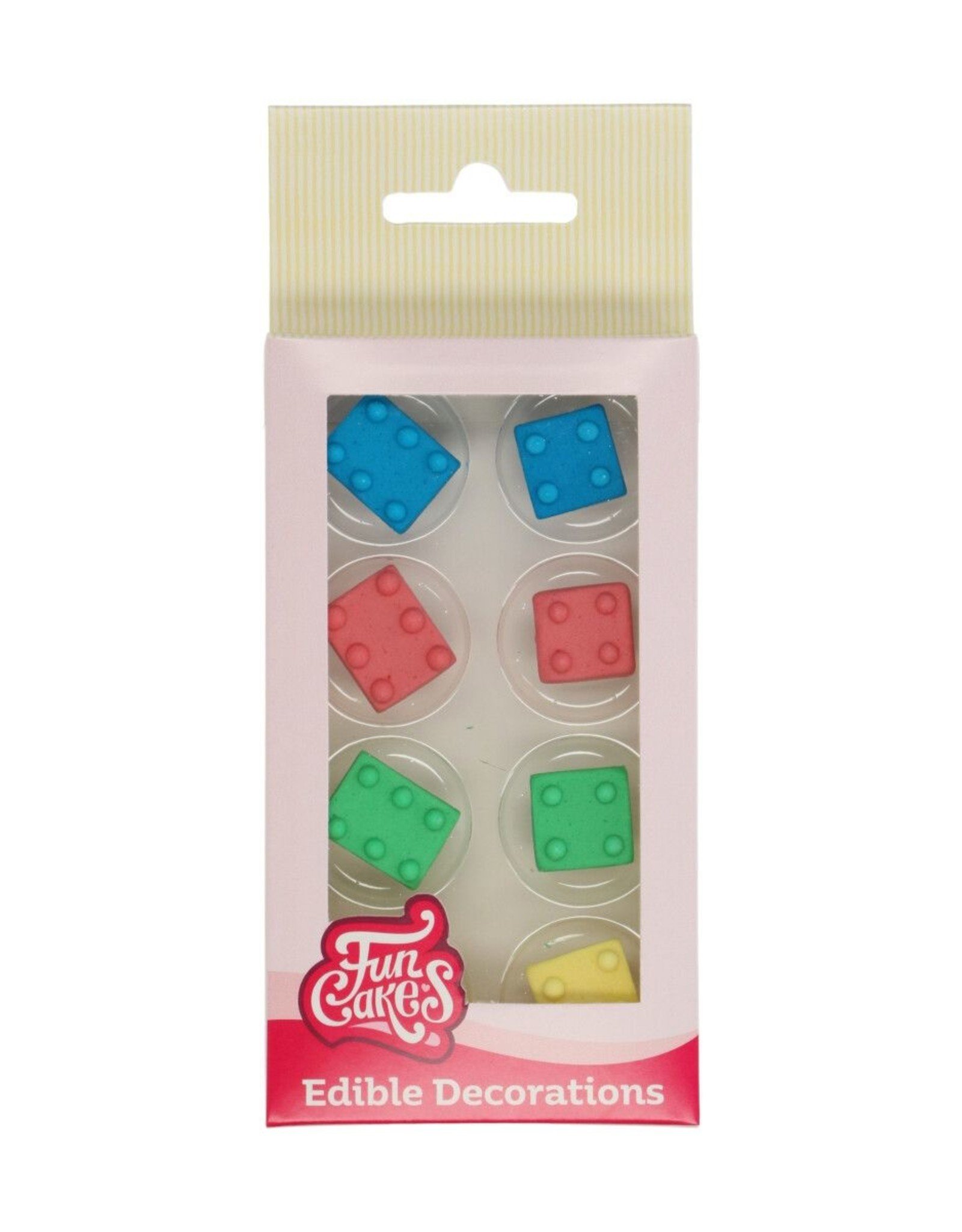 FunCakes FunCakes Fondant Decoratie Bouw Blokjes Set/8