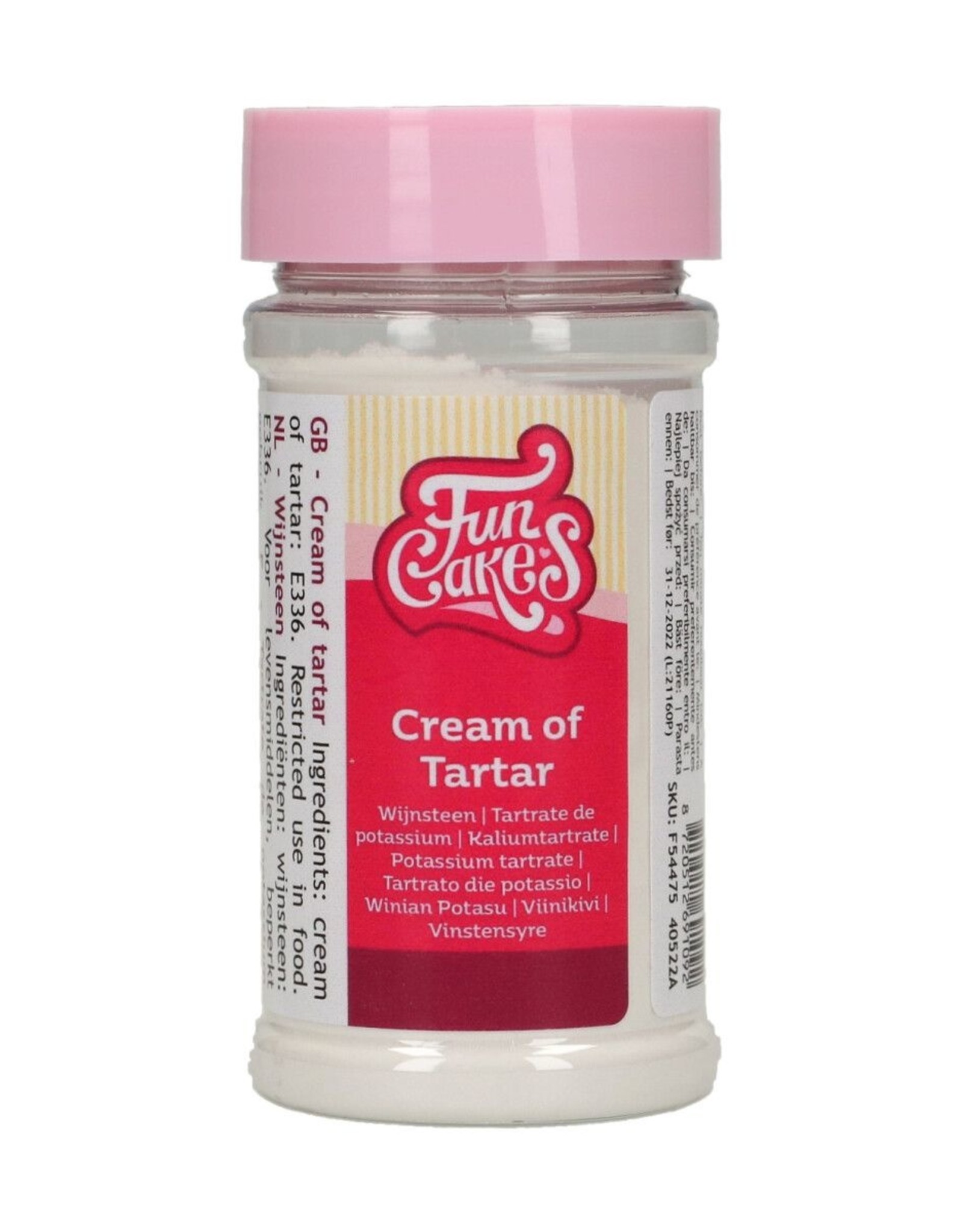 FunCakes FunCakes Wijnsteen - Cream of Tartar -80g-