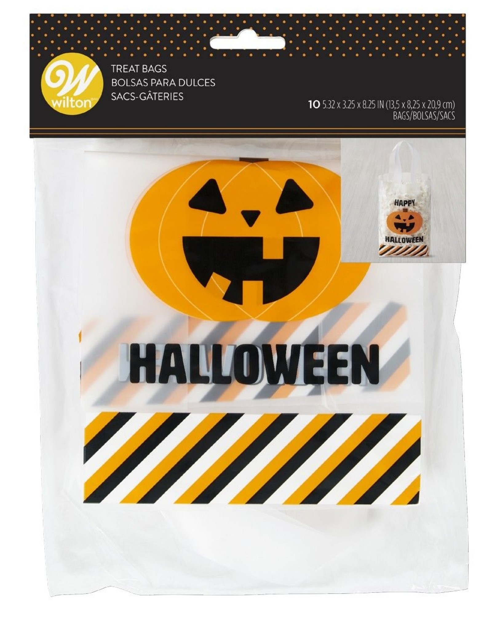 Wilton Wilton Treat Bags Happy Halloween pk/10