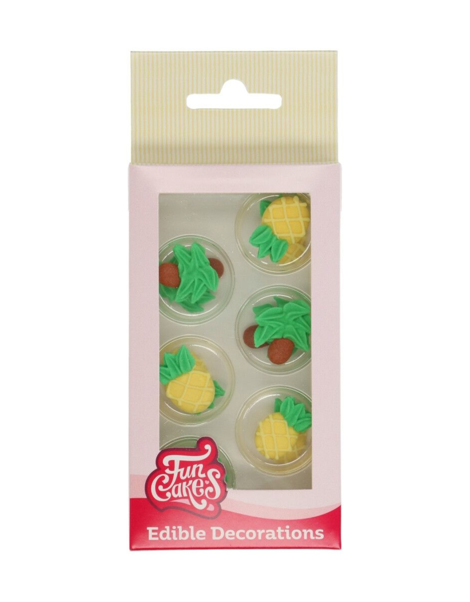 FunCakes FunCakes Suikerdecoratie Ananas & Palmbomen Set/12