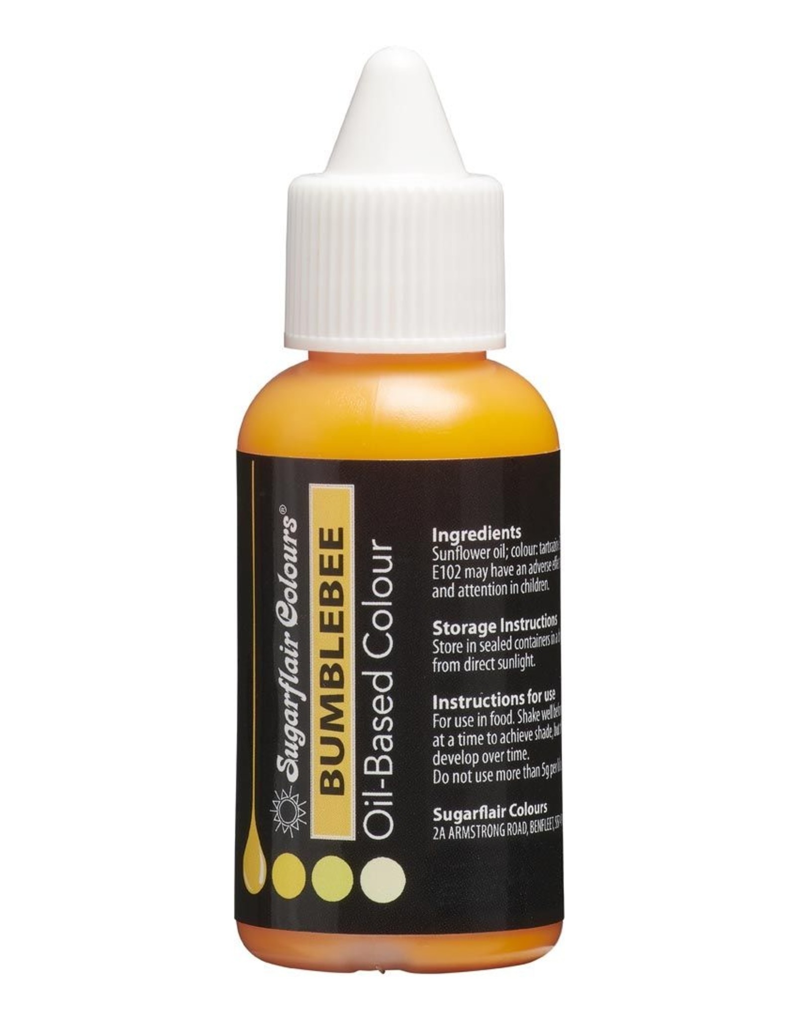Sugarflair Sugarflair Kleurstof op Oliebasis - Bumblebee 30 ml