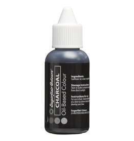 Sugarflair Sugarflair Oil Based Colour - Charcoal 30 ml