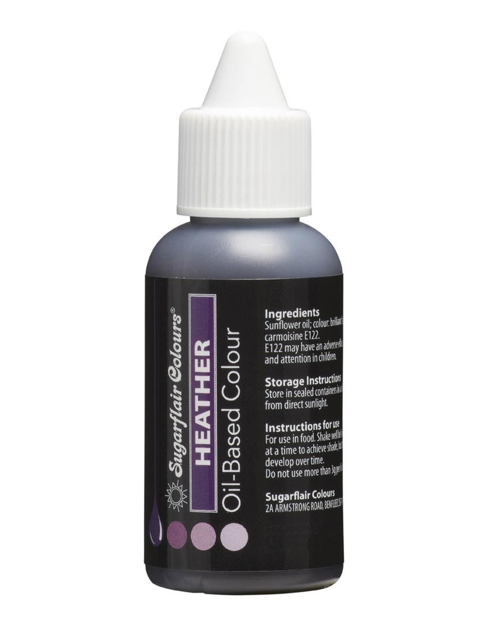 Sugarflair Sugarflair Kleurstof op Oliebasis - Heather 30 ml
