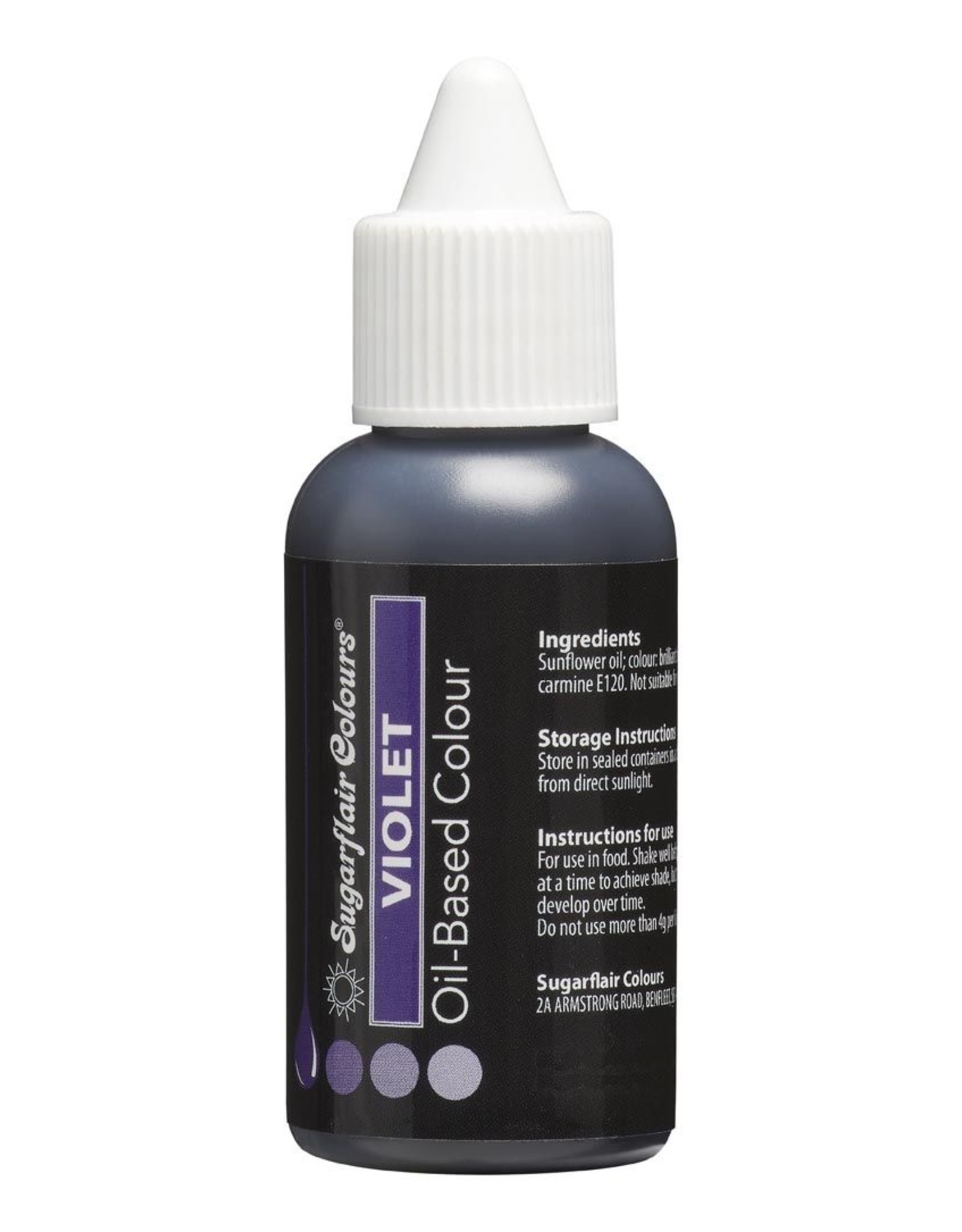 Sugarflair Sugarflair Kleurstof op Oliebasis- Violet 30 ml