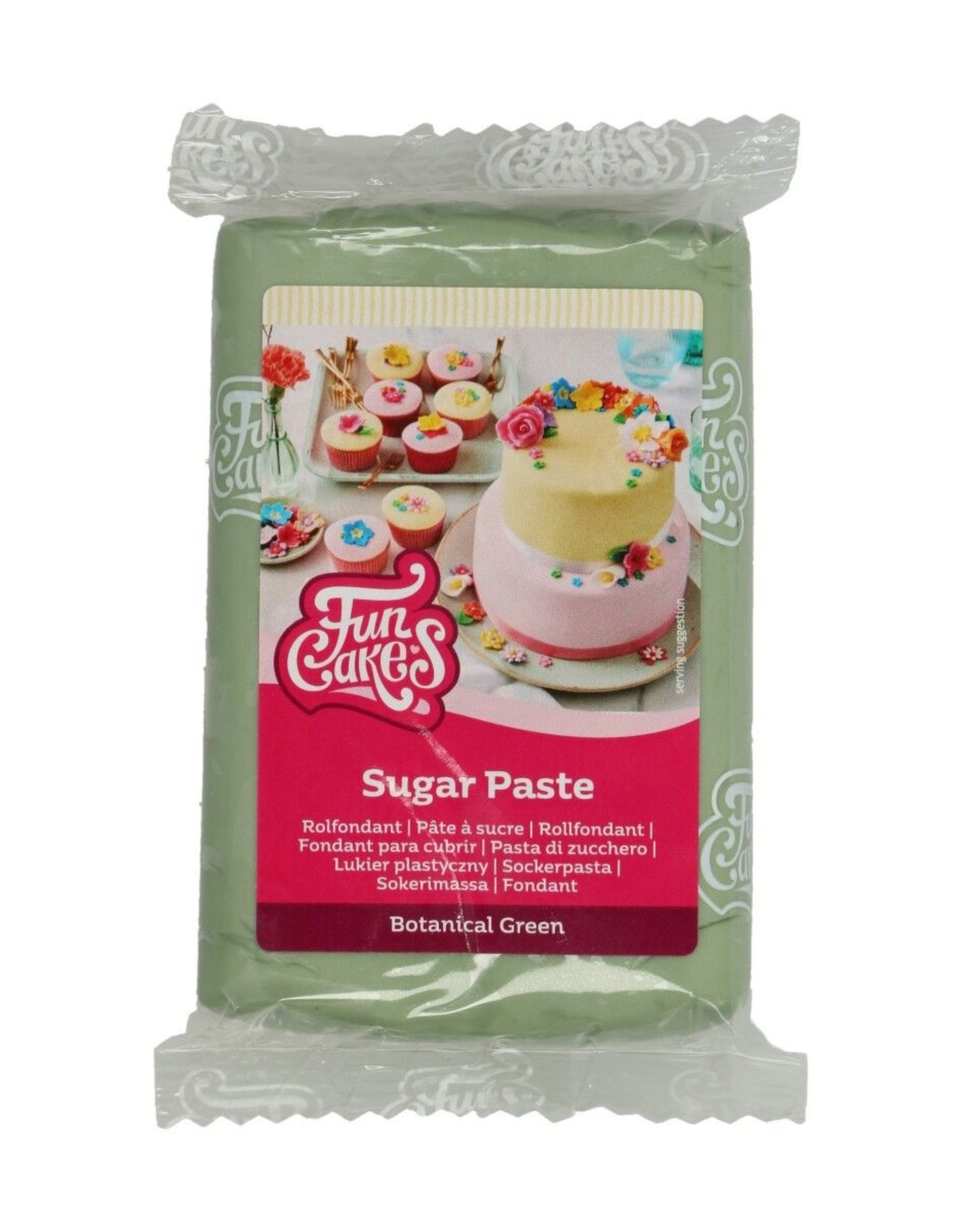 FunCakes FunCakes Rolfondant Botanical Green 250 g