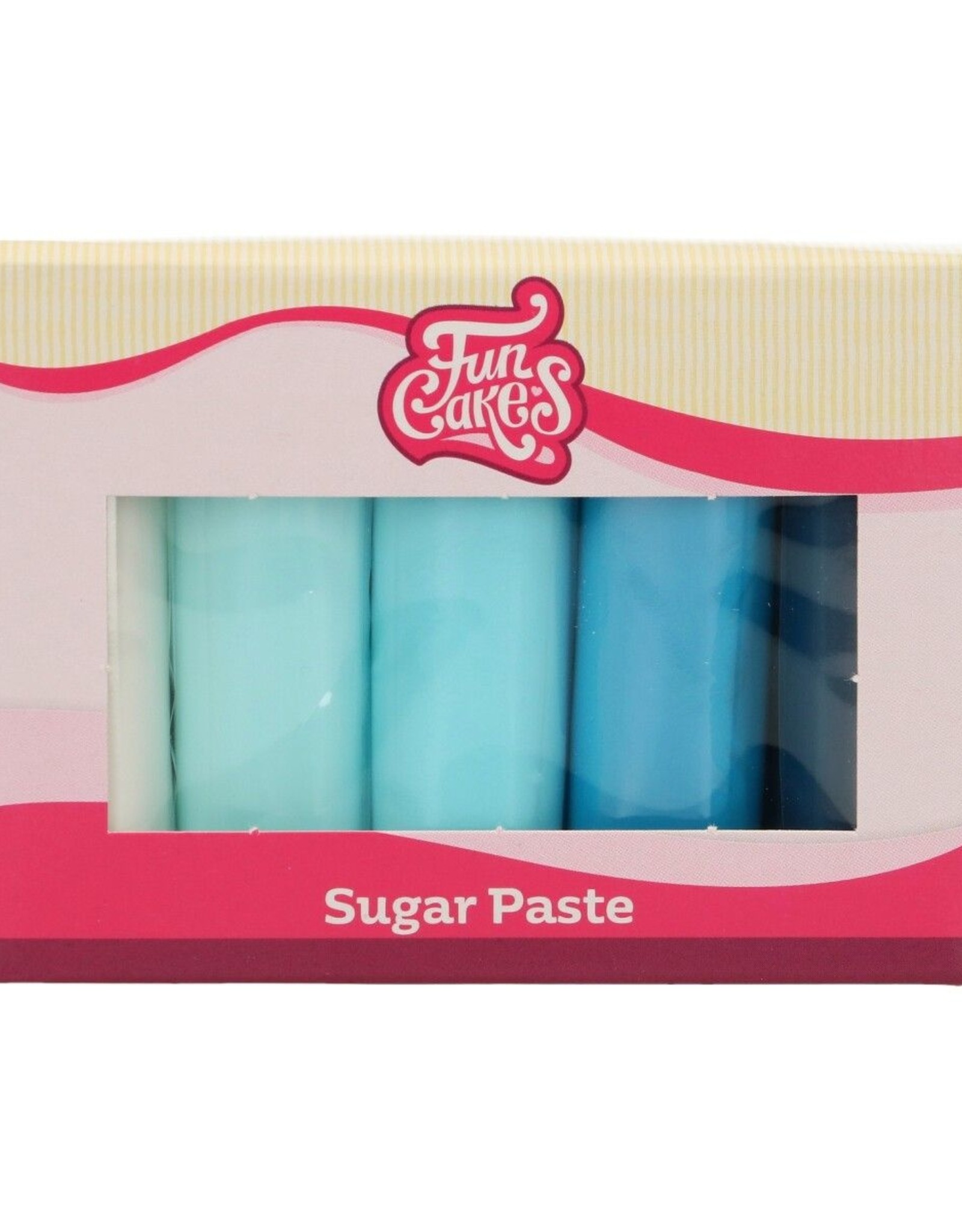 FunCakes FunCakes Rolfondant Multipack Blue Colour Palette 5x100g