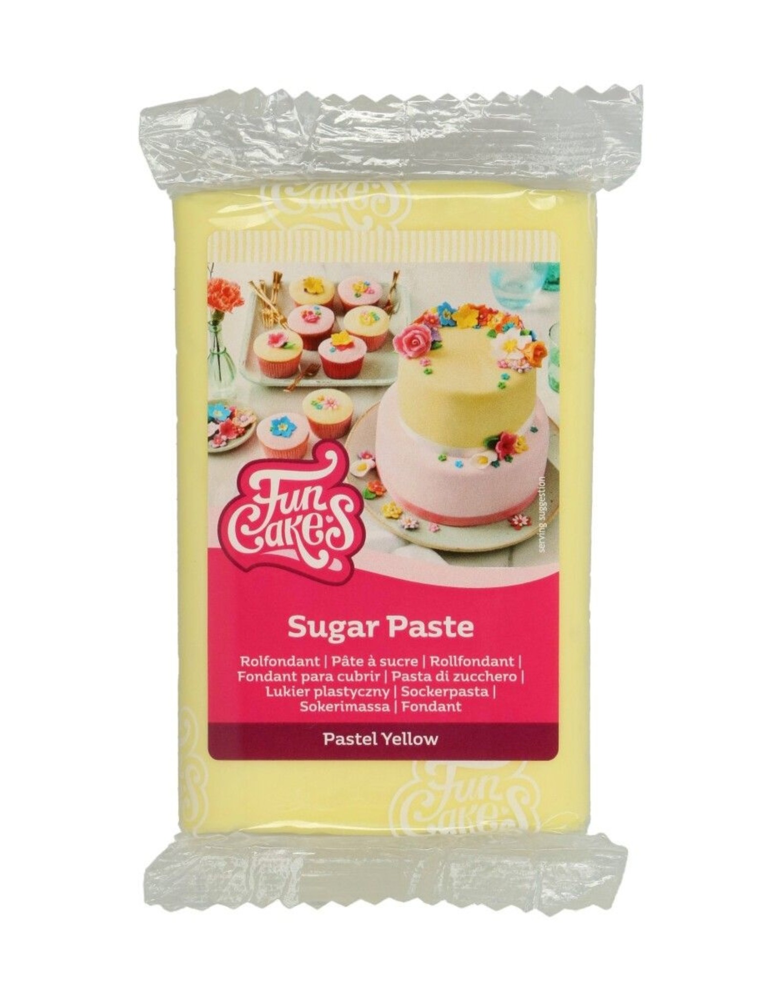 FunCakes FunCakes Rolfondant Pastel Yellow 250 g