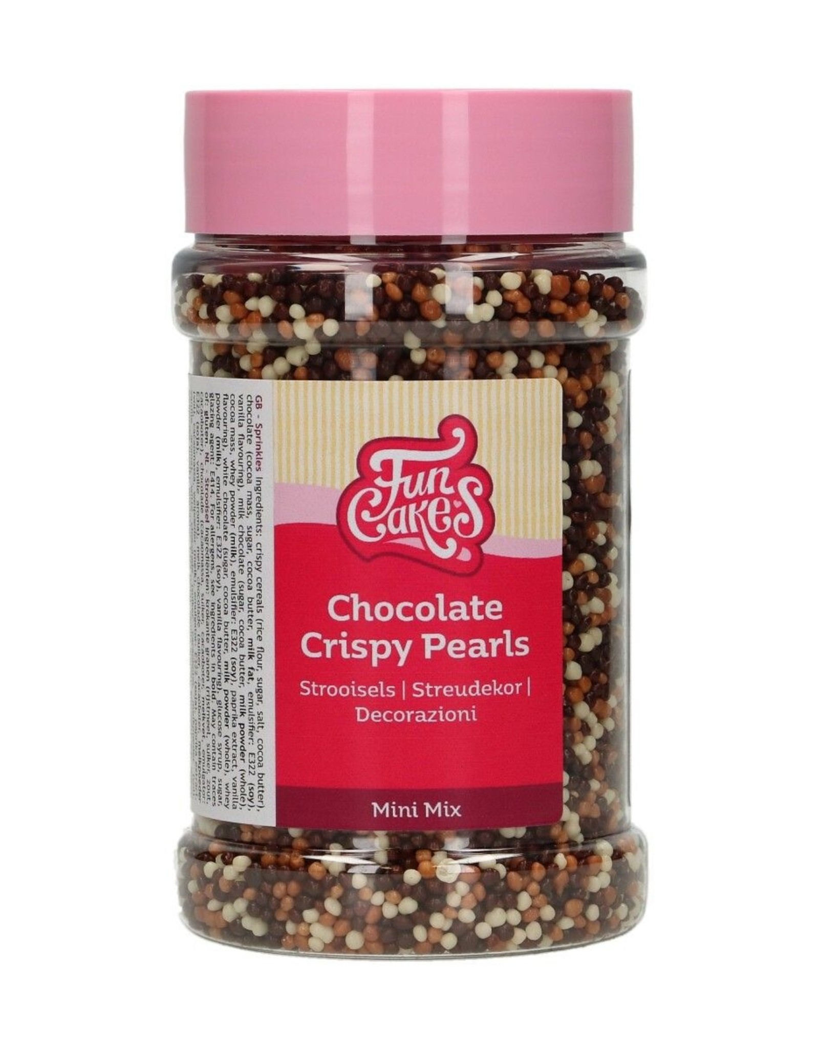 FunCakes FunCakes Chocolade Crispy Pearls Mini -Mix- 175g