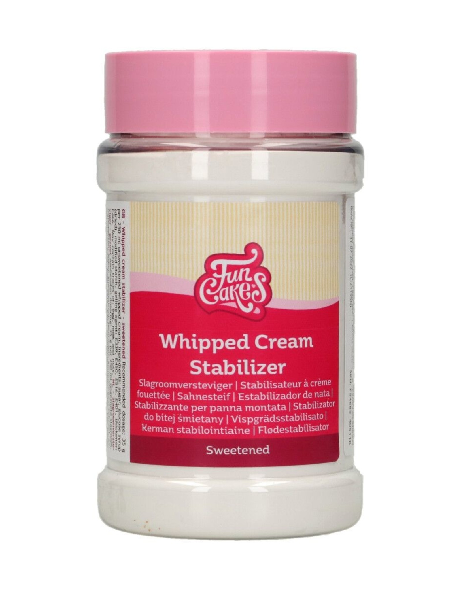 FunCakes FunCakes Slagroomversteviger - gezoet 150g