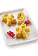 Silikomart Silikomart Silicone Mould Gingerbread Man & Candy Cane