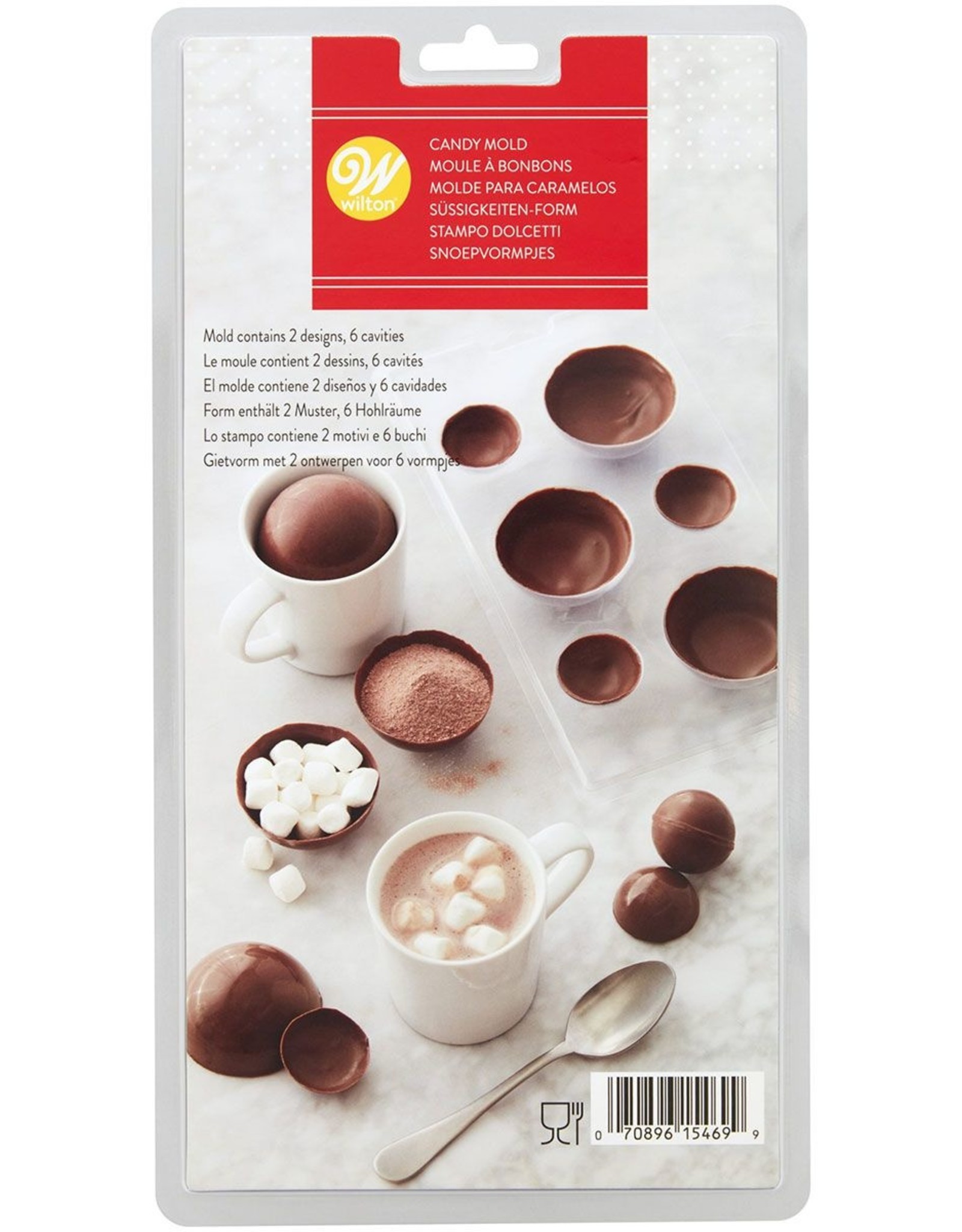 Wilton Wilton 3D Hot Chocolate Ball Candy Mould