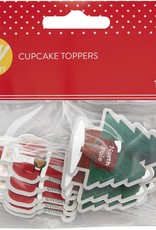 Wilton Wilton Treat Picks Santa pk/12