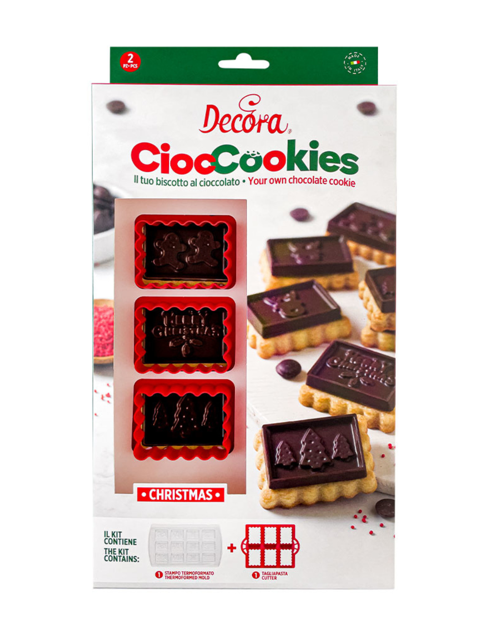 Decora Decora Koekjes Uitsteker Choco Kerst Set/2