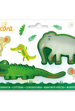 Decora Decora Uitsteker Krokodil En Olifant Set/2