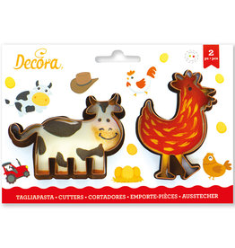 Decora Decora Uitsteker Koe En Kip Set/2