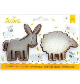 Decora Decora Uitsteker Ezel En Schaap Set/2
