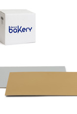 Decora Taartkartons Zilver/Goud Rechthoek 45x35cm 60st