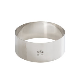 Decora Decora RVS Bakrand Rond Ø 8cm x H6cm