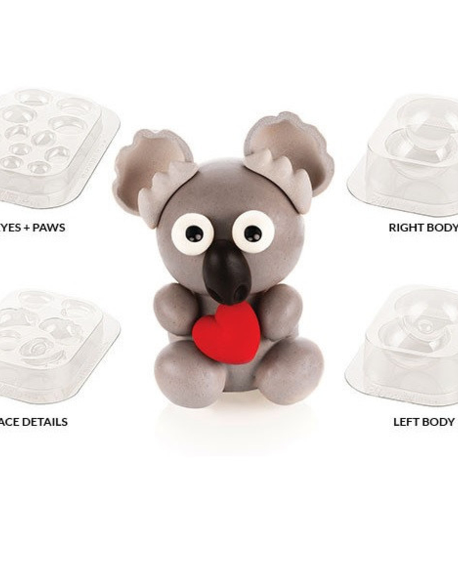 Silikomart Silikomart Thermovorm Koala-3D Kit 155x160mm