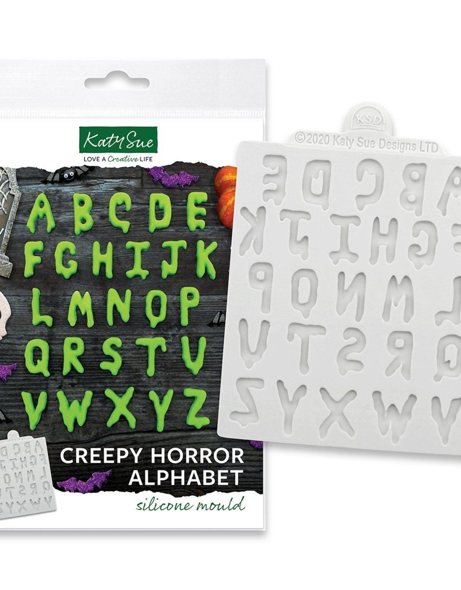 Katy Sue Designs Katy Sue Mould Creepy Horror Alphabet