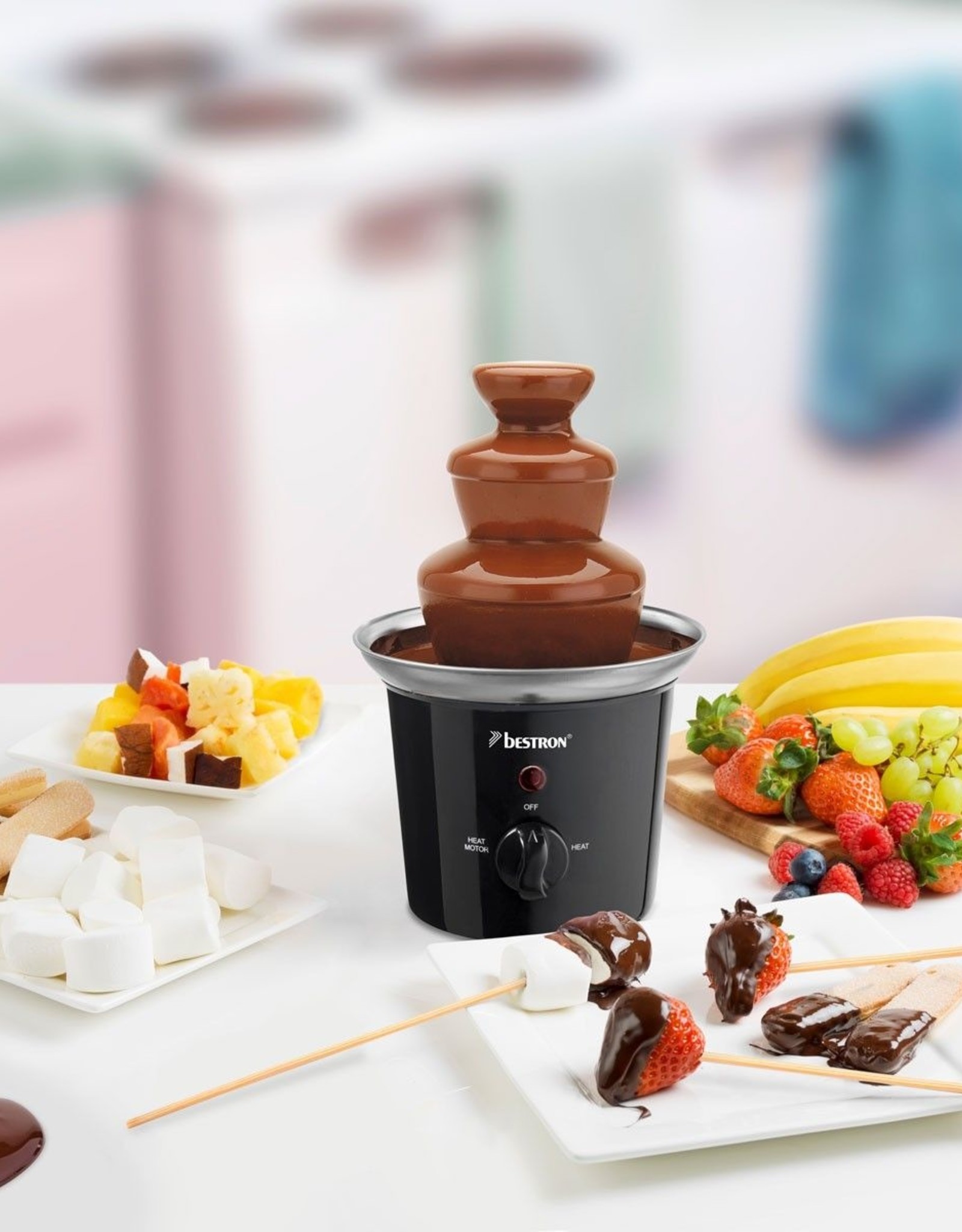 Bestron Bestron Chocolade Fontein 60W - Zwart