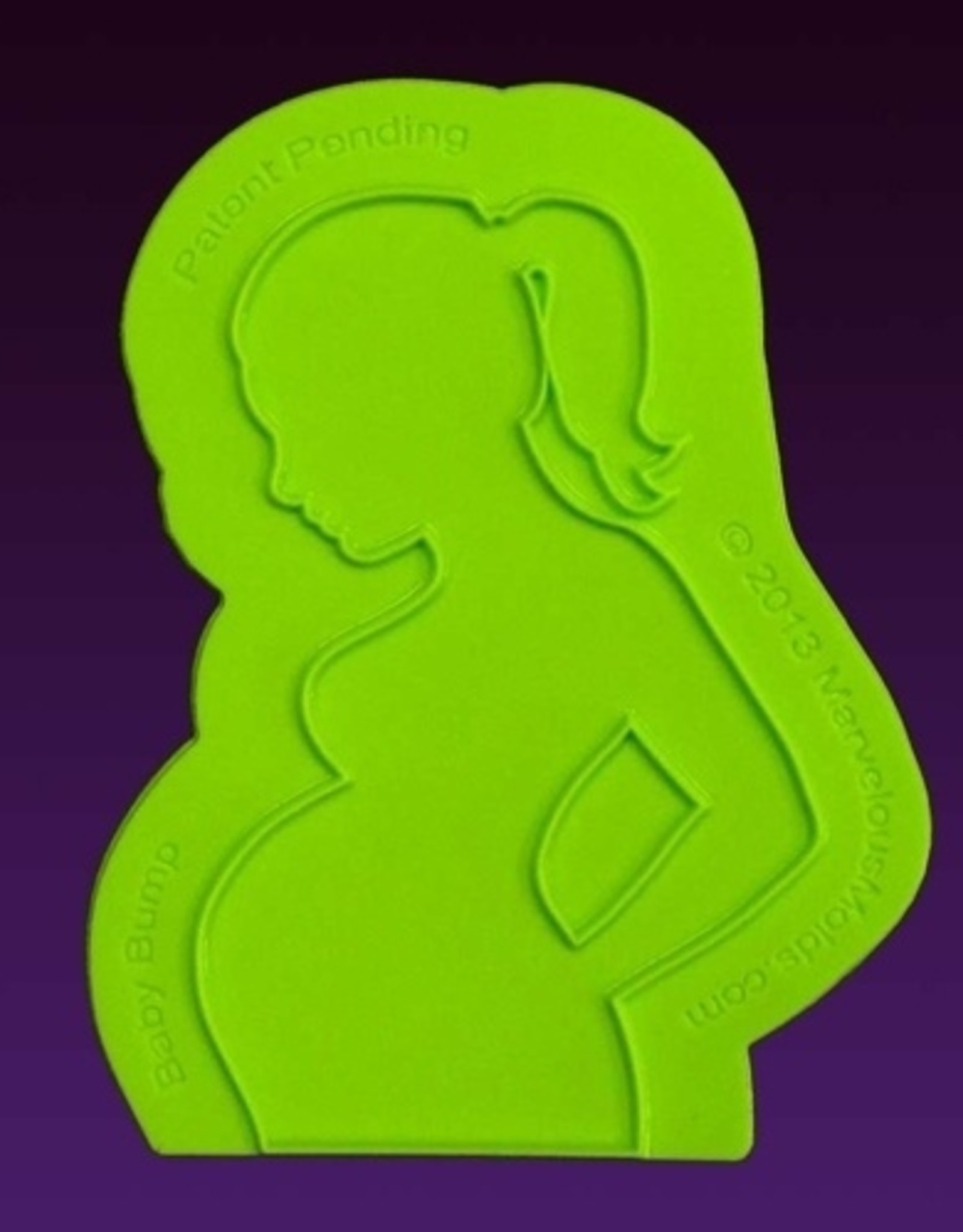 Marvelous Molds Marvelous Molds Baby Bump Silicone Onlay