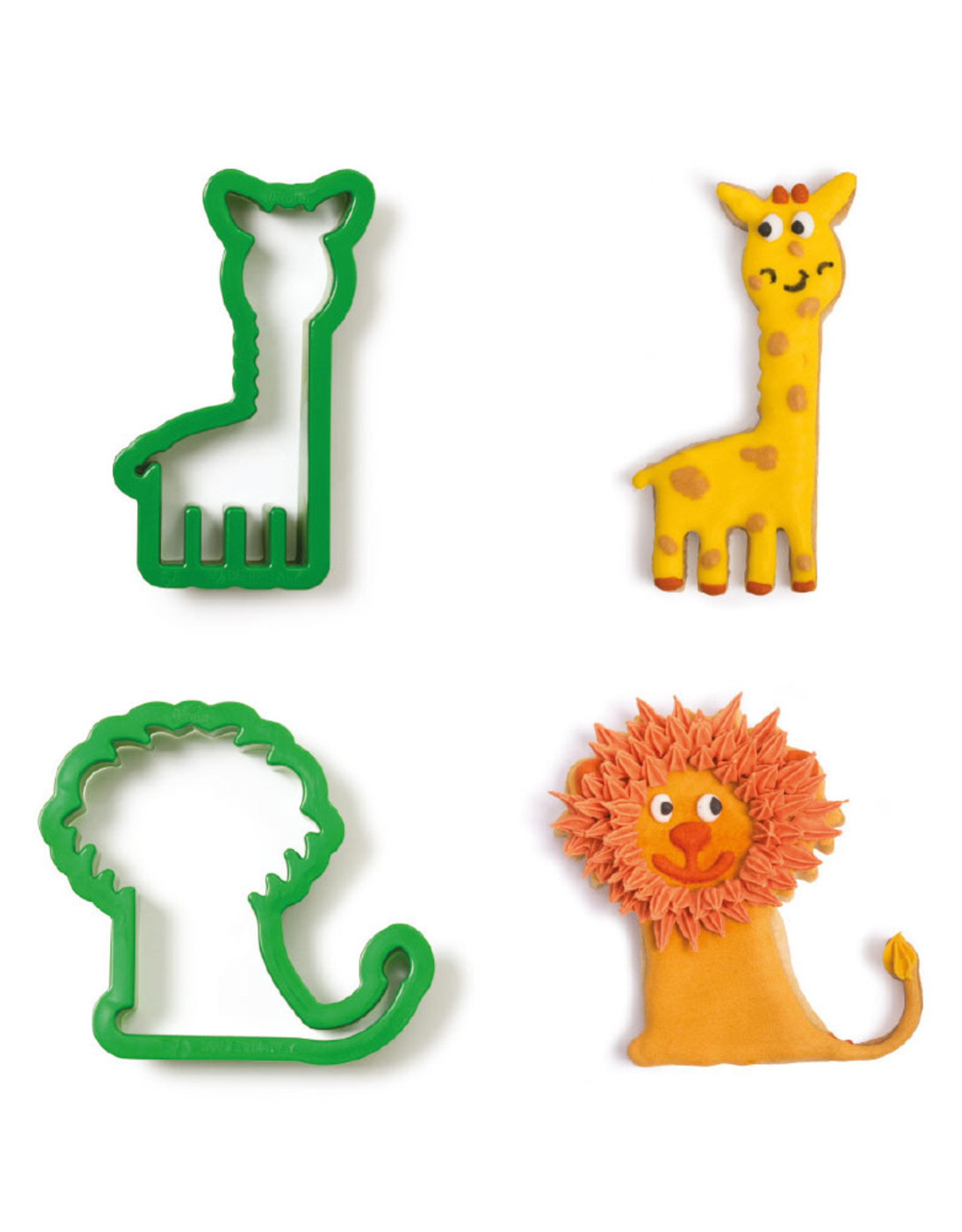 Decora Decora Uitsteker Giraffe en Leeuw Set/2