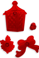 JEM JEM Christmas Lantern & Holly Set/4