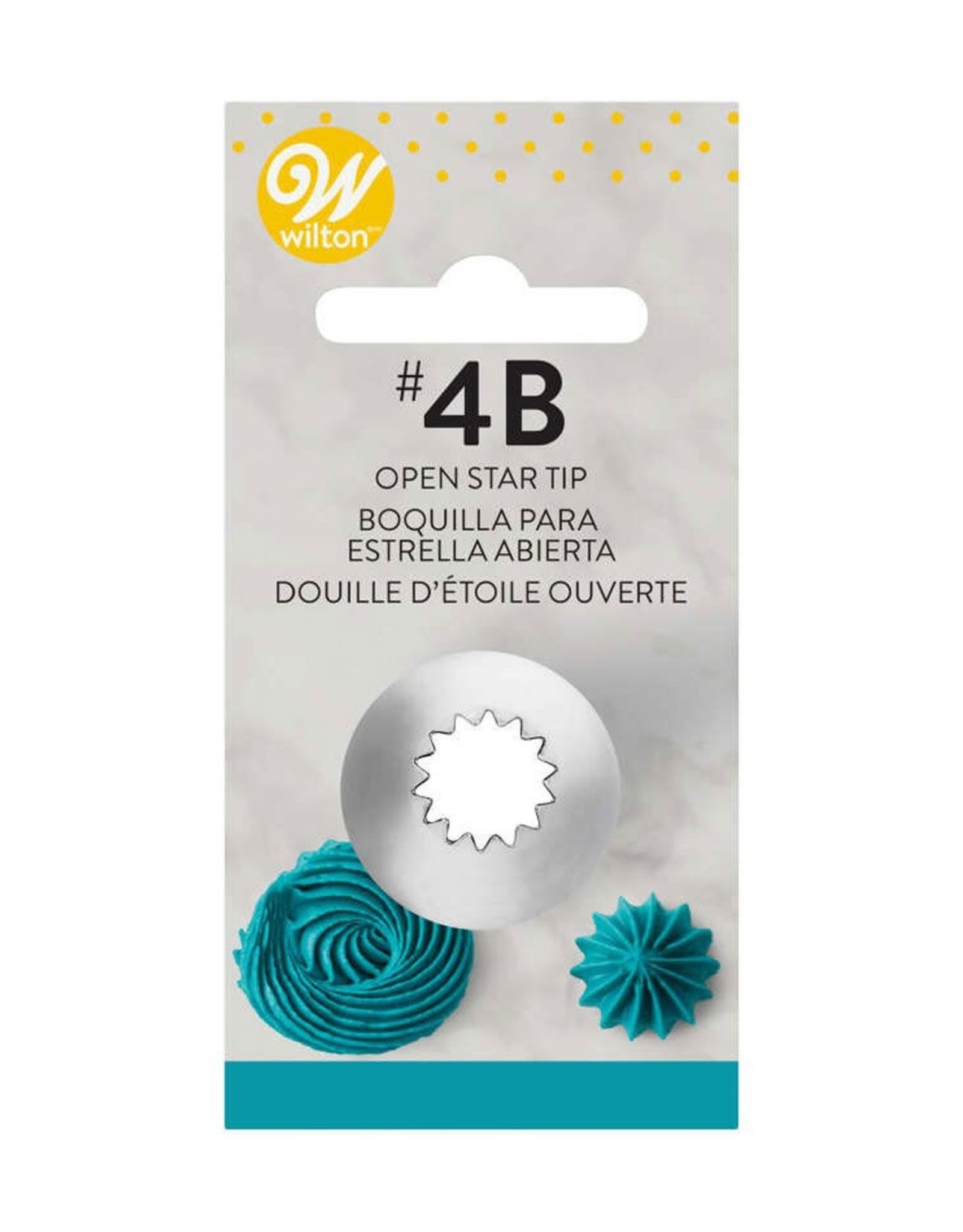 Wilton Wilton Decorating Tip #4B Open Star Carded