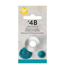 Wilton Wilton Decorating Tip #4B Open Star Carded