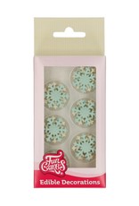 FunCakes FunCakes Fondant Decoratie Sneeuwvlokken Set/12