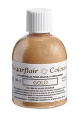 Sugarflair Sugarflair Sugar Sprinkles -Gold- E171 Free 100g