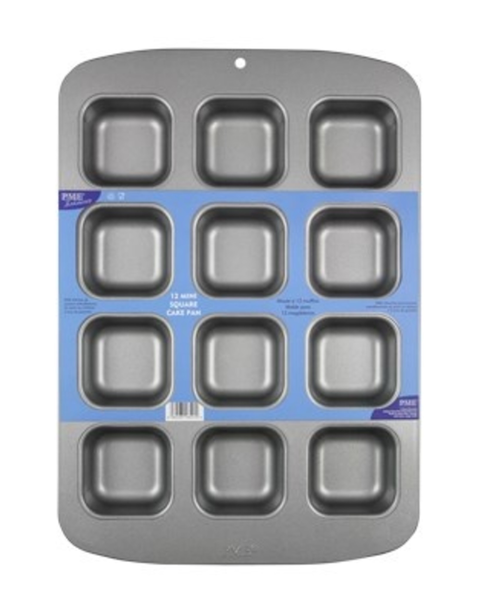 PME PME Non Stick Bakvorm Mini Cup Vierkant/12