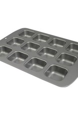 PME PME Non Stick Bakvorm Mini Cup Vierkant/12