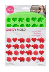Wilton Wilton Silicone Candy Mold Dino/ Cookie/ Heart