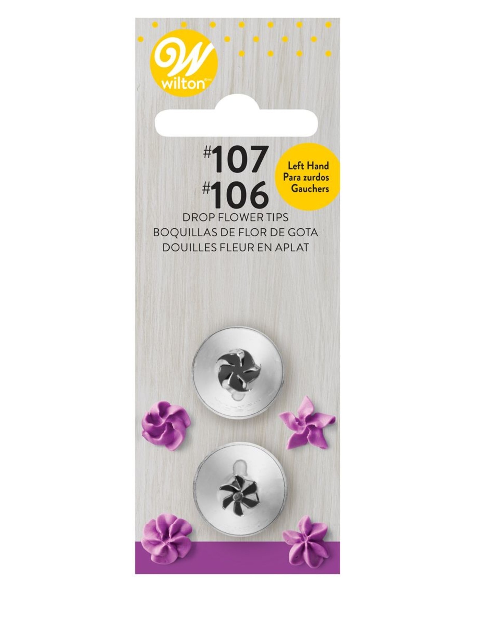 Wilton Wilton Decorating Tip Set Left Handed #106L, #107L